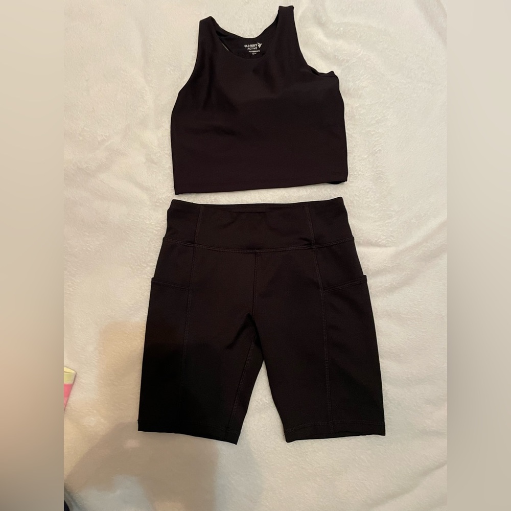 Old Navy shirt Athletic works shorts